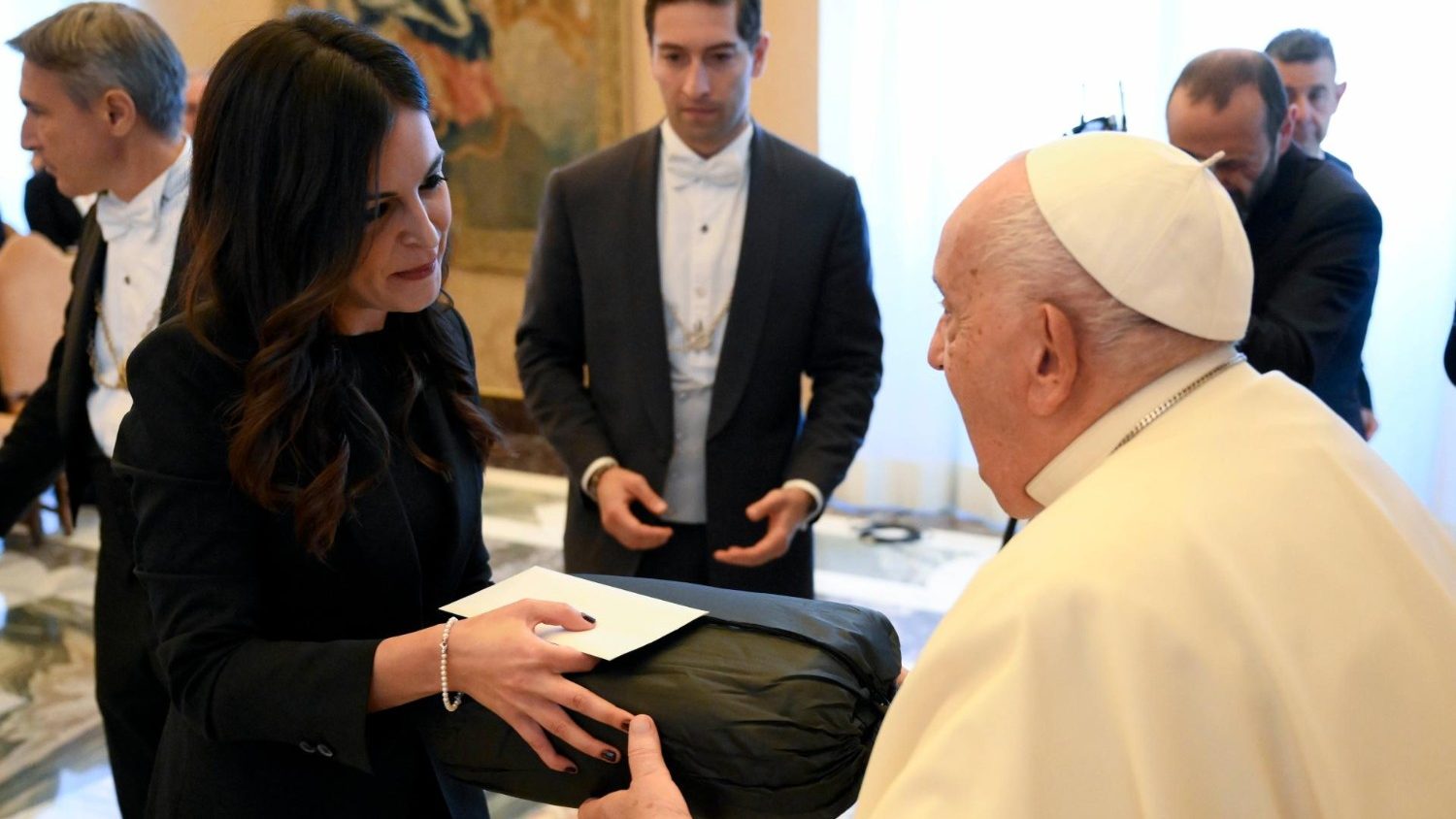 Paus Franciscus ontmoet Nationale Jeugdraad